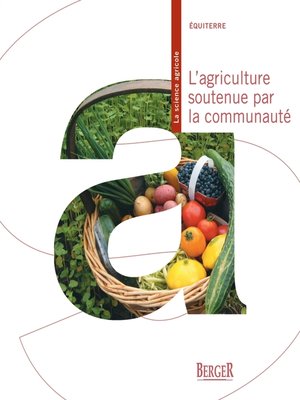 cover image of L'agriculture soutenue par la communauté
